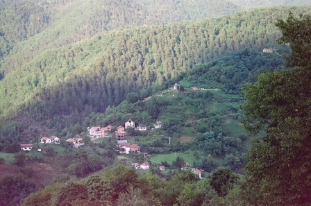 Srebrenica as it would have been seen by the Serb besiegers